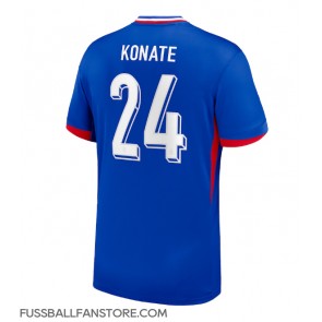 Frankreich Ibrahima Konate #24 Replik Heimtrikot EM 2024 Kurzarm